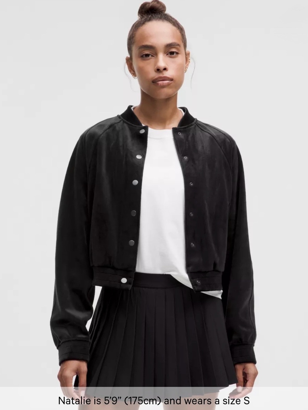 Lululemon scuba varsity jacket velvet edition